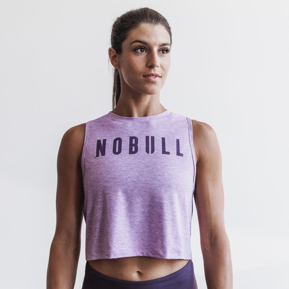 Nobull Cropped Muscle Tank Iris